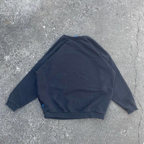 Adidas Logo Crewneck Sweatshirt Men's XL - Picture 3 of 4